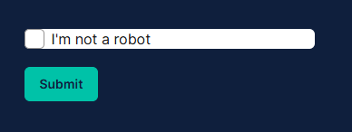 altcha forces a white box around the text, looks bad when you have a dark form