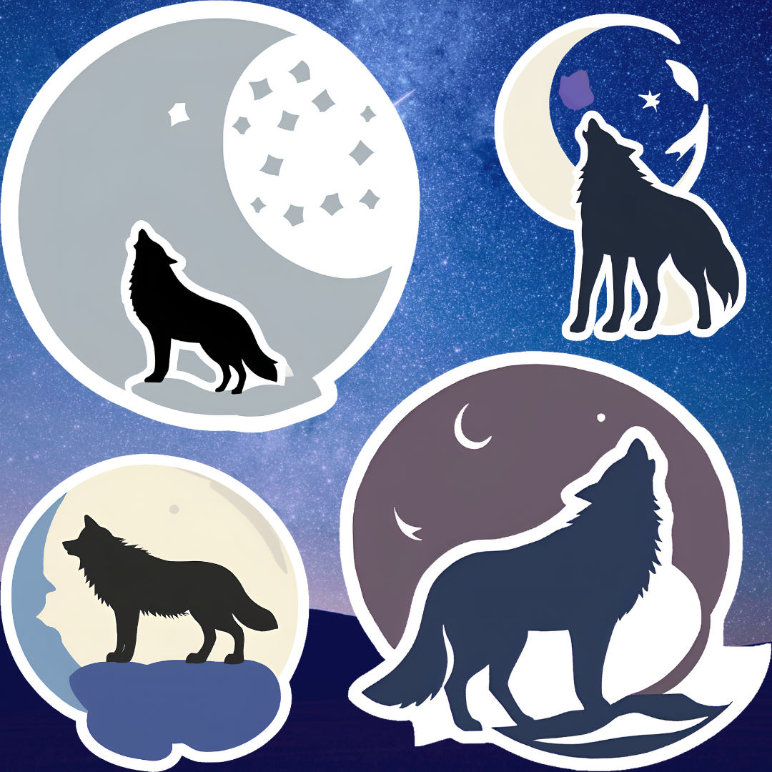 Wolf Stickers 2
