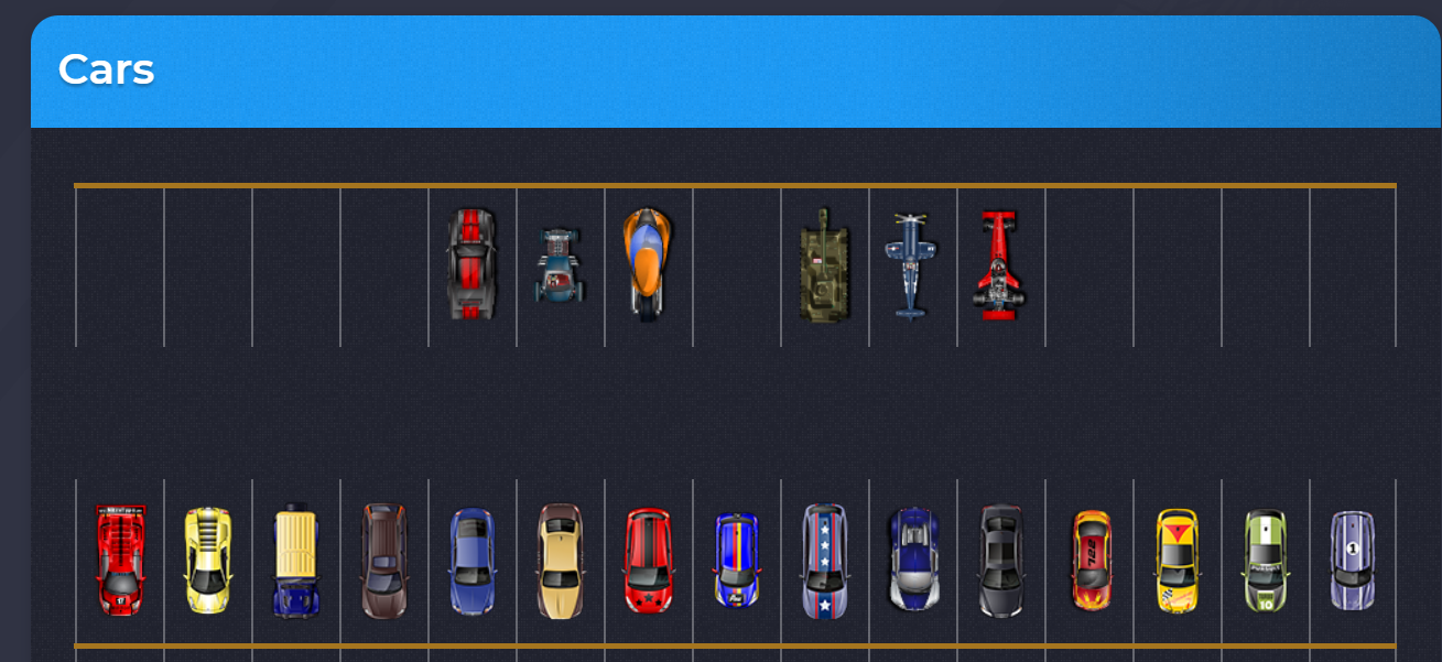 put it in the blue ribbon above the garage