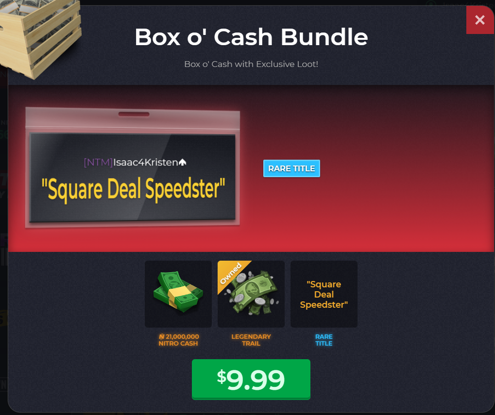 Box o' Cash Bundle