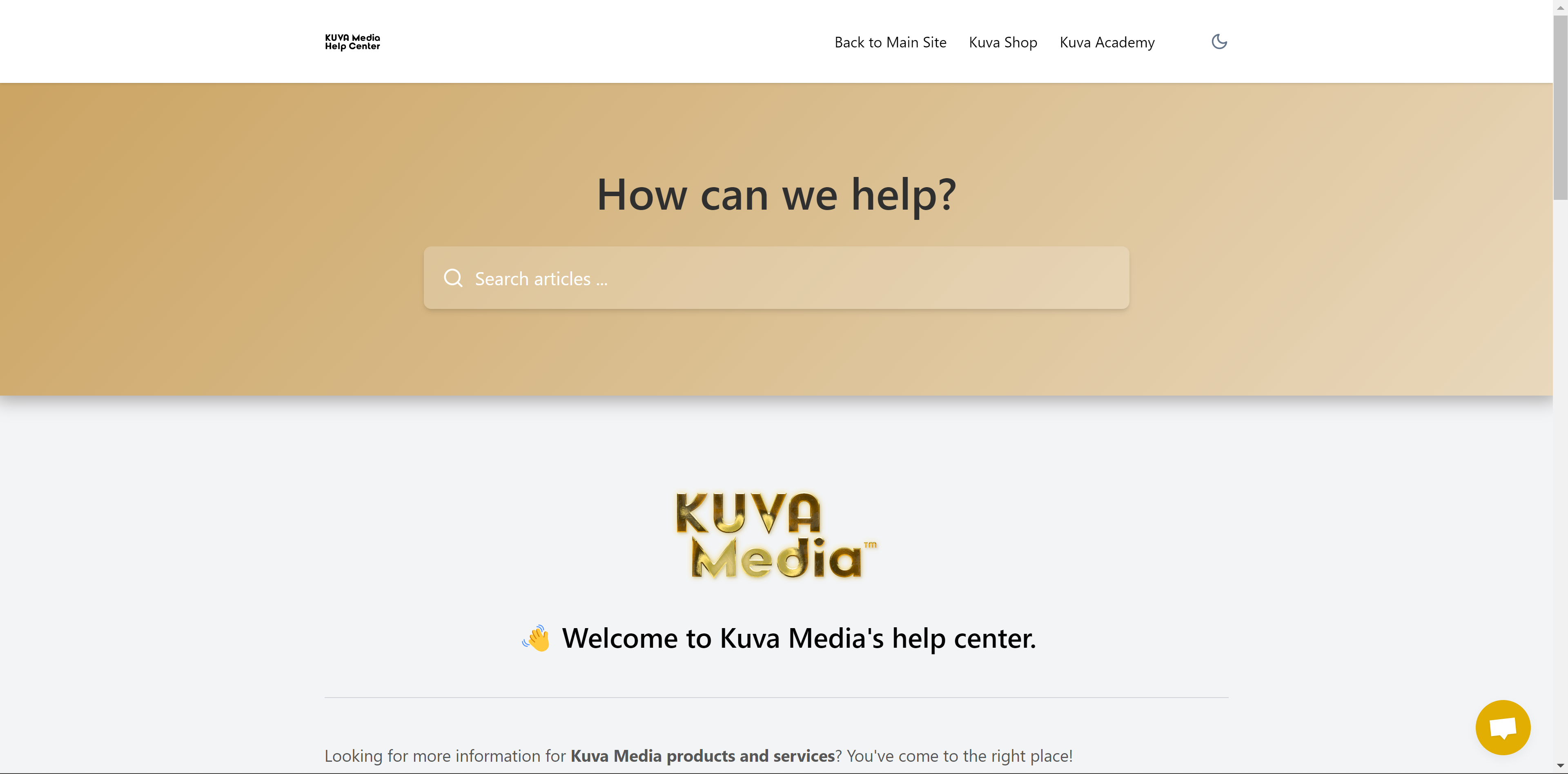 Kuva Media's Help Center