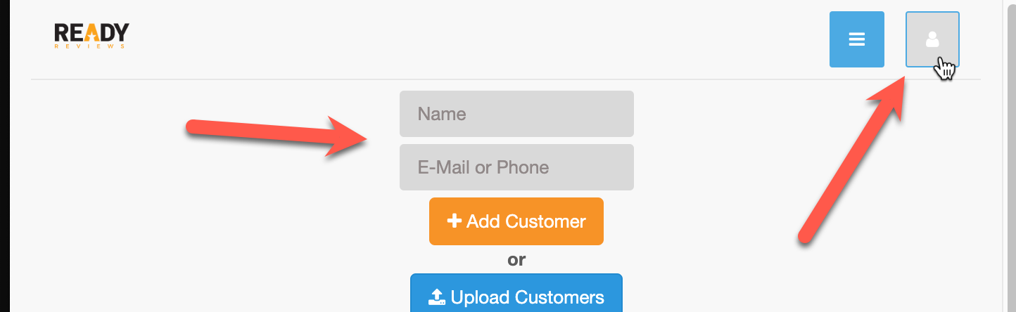When a screen is zoomed in too much, the add customer feature will be moved.