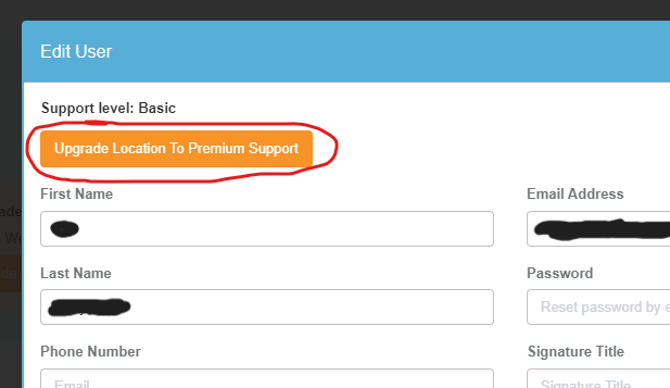 Located in the partner back office -&gt; Edit button to the right of the screen next to the business