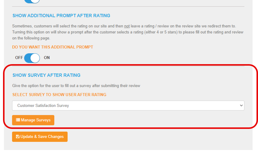 Located in the customization tab in the user back office settings area