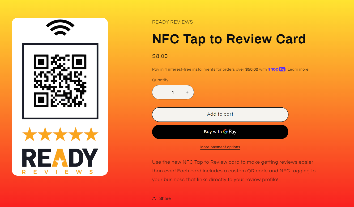 Located in the back office -&gt; marketplace -&gt; https://readyreviews.shop/